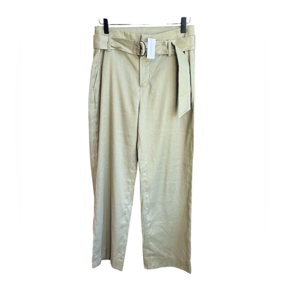 Banana Republic green linen pants - Picture 7 of 9